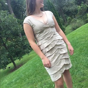 Pretty mother of the bride Champaign dress